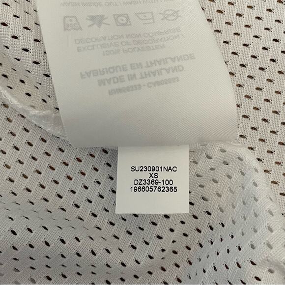 Jordan Jersey 23 Tank Top Sleeveless Mesh Basketball White Red WOMEN'S XS - Picture 8 of 10